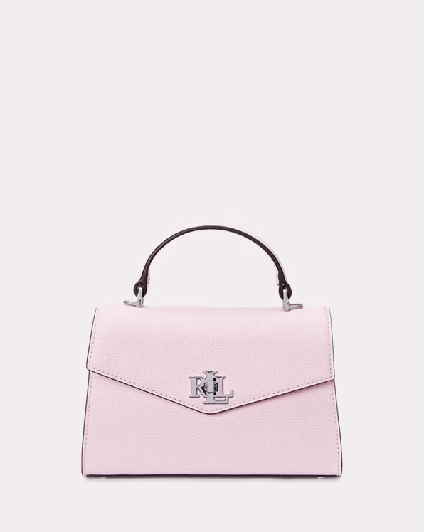 Crosshatch Leather Small Farrah Satchel