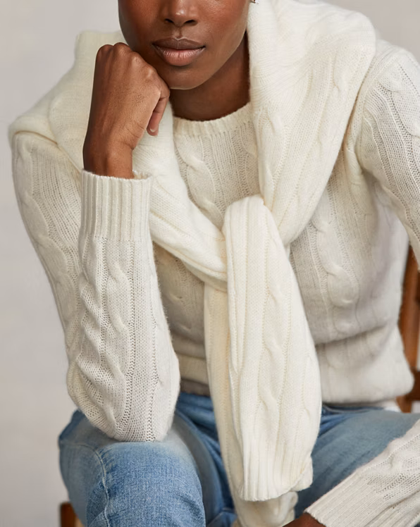 Cable-Knit Cashmere Jumper