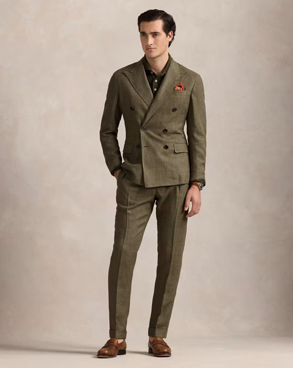 Polo Soft Tailored Glen Plaid Suit