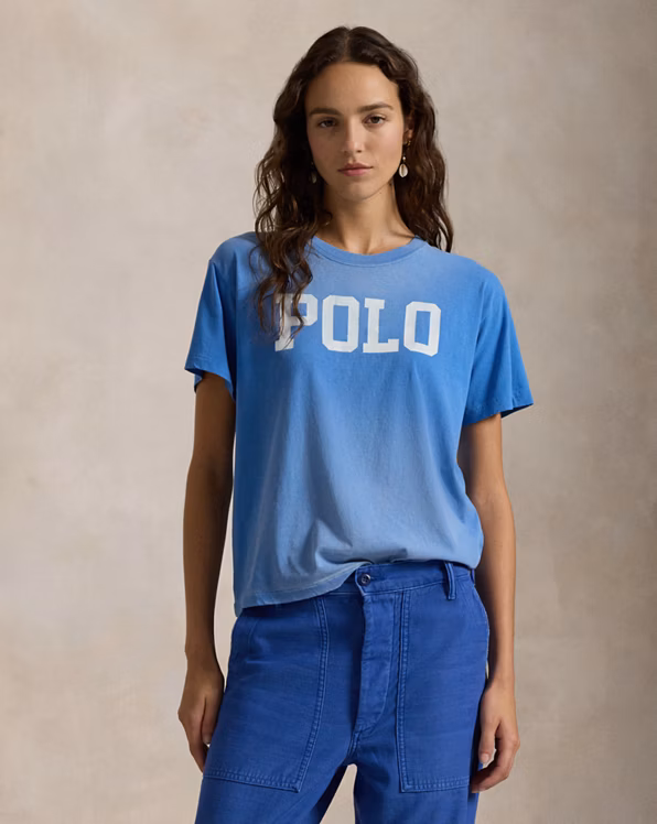 Logo Cotton Jersey Crewneck Tee