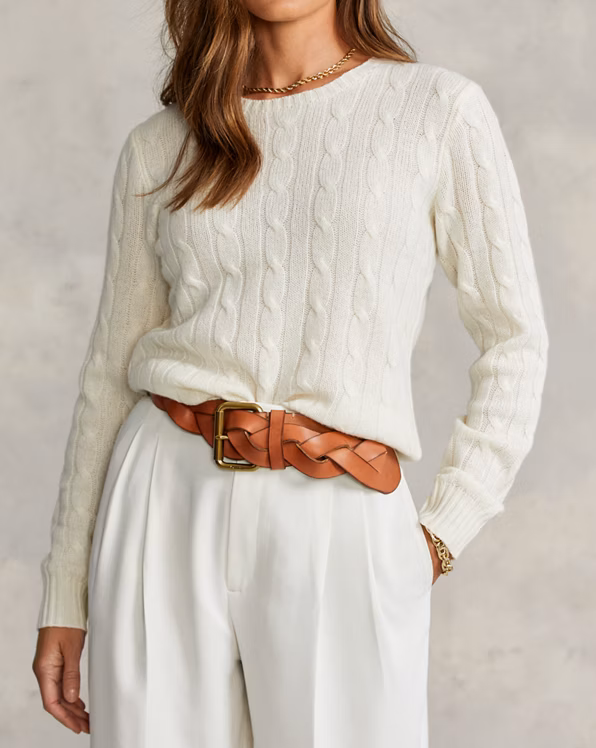 Cable-Knit Cashmere Jumper