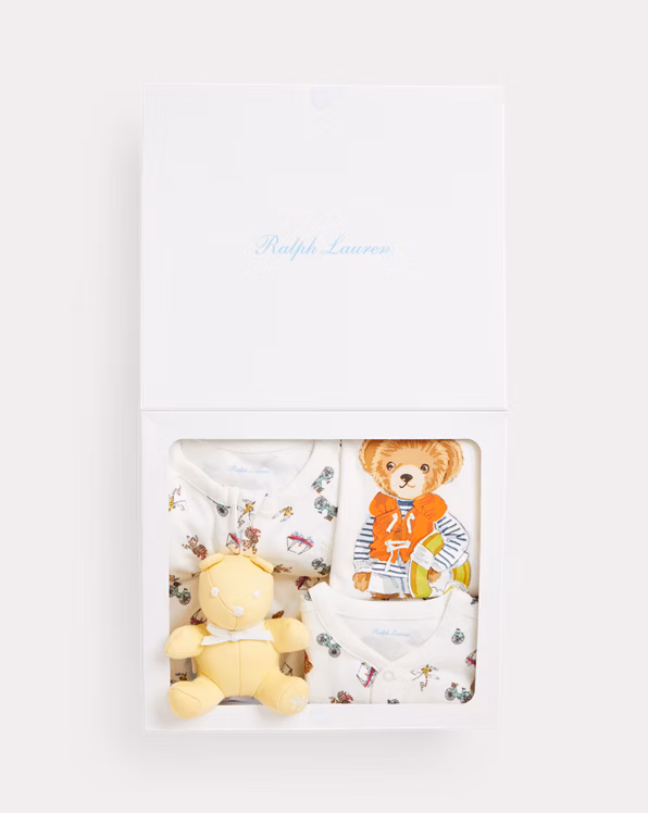 Polo Bear Cotton 5-Piece Gift Set