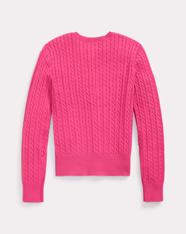 Mini-Cable Cotton Cardigan