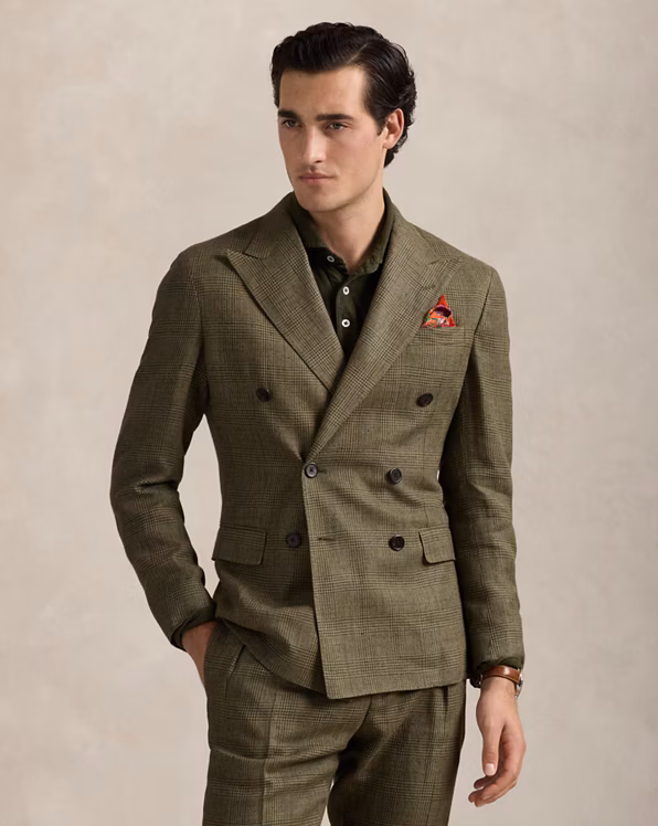 Polo Soft Tailored Glen Plaid Suit