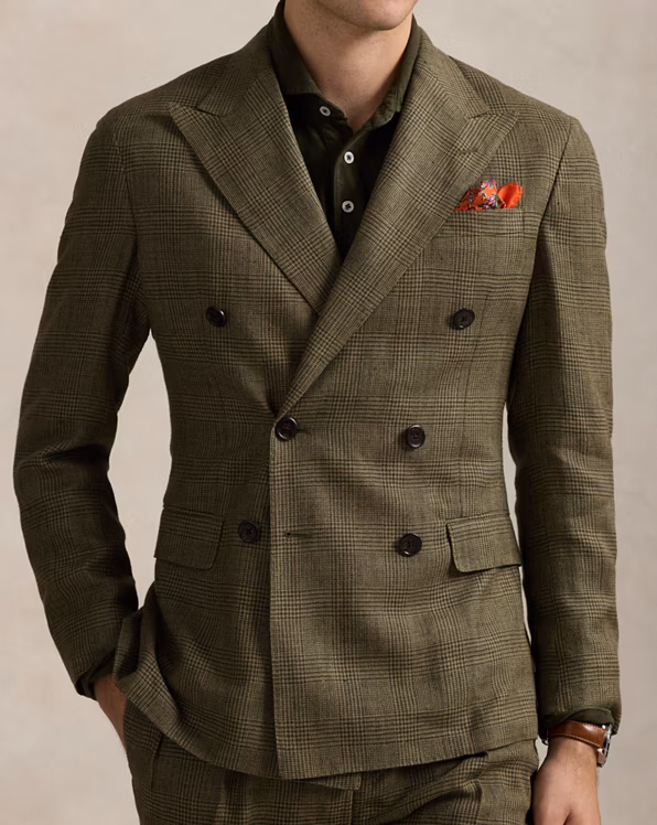 Polo Soft Tailored Glen Plaid Suit