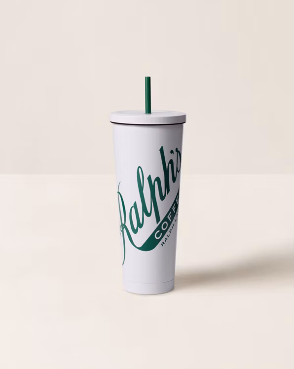Ralph’s Coffee Iced Beverage Cup & Straw