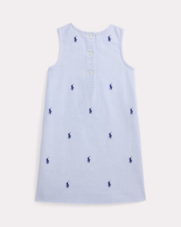Polo Pony Cotton Oxford Dress