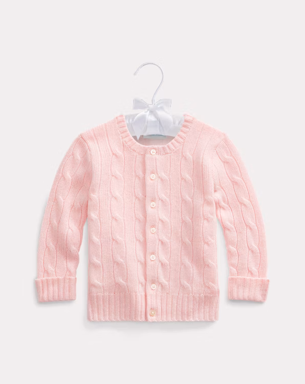 Cable-Knit Cashmere Cardigan