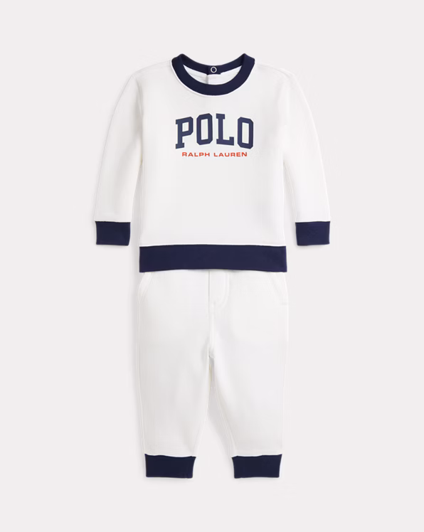 Logo Fleece Sweatshirt & Joggers Set