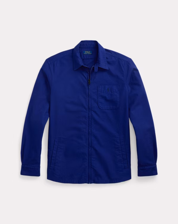 Garment-Dyed Oxford Overshirt