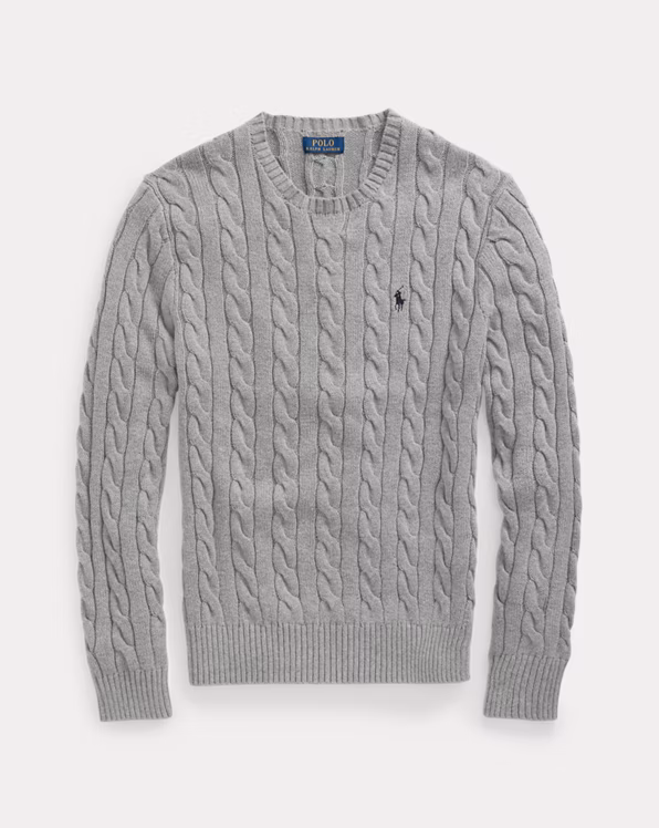 Cable-Knit Cotton Jumper