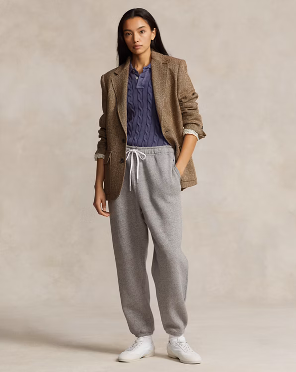 Cable-Knit Polo Shirt