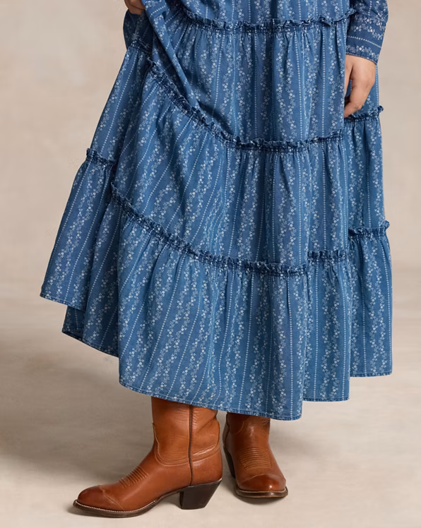 PRL x Naiomi Glasses Floral Maxiskirt