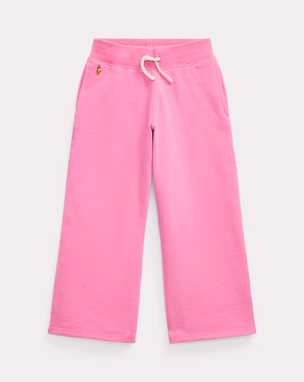 French Terry Wide-Leg Tracksuit Bottom