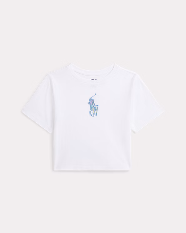 Big Pony Cotton Jersey Boxy T-shirt