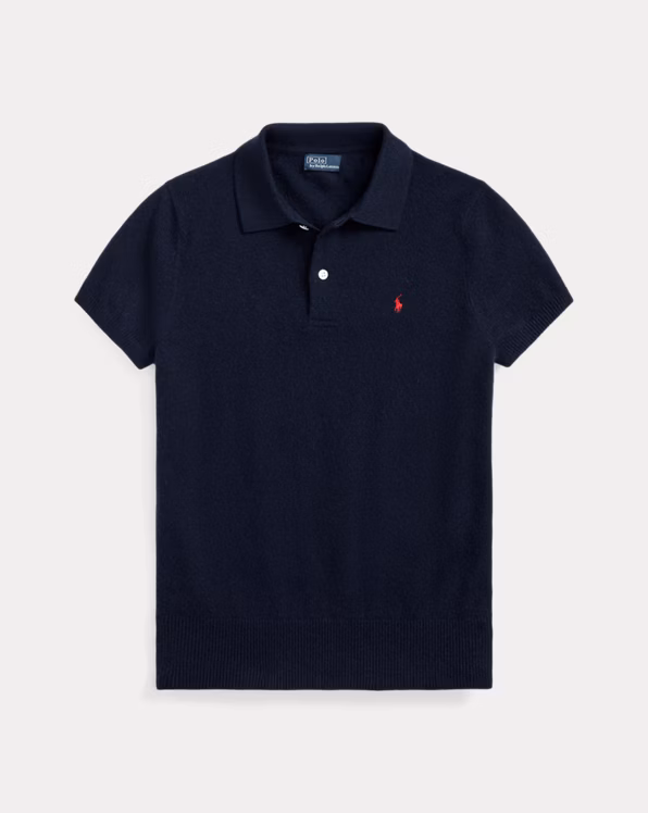 Slim Fit Cashmere Polo Shirt