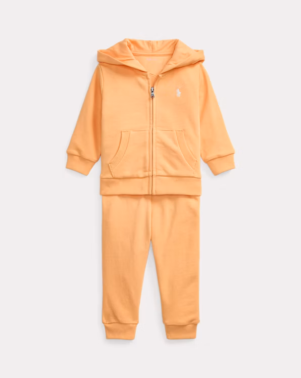 French Terry Full-Zip Hoodie&Trouser Set
