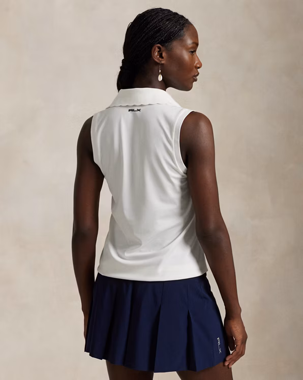 Tailored Fit Sleeveless Polo Shirt
