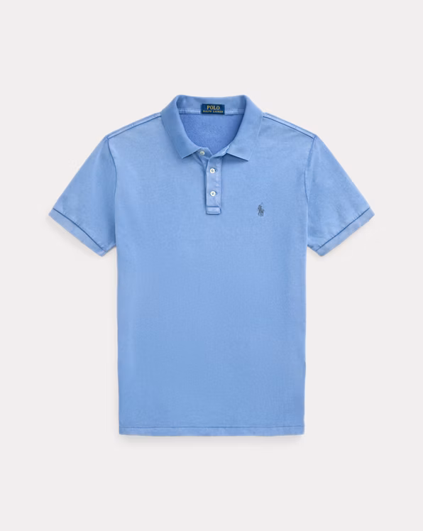 Custom Slim Fit Spa Terry Polo Shirt