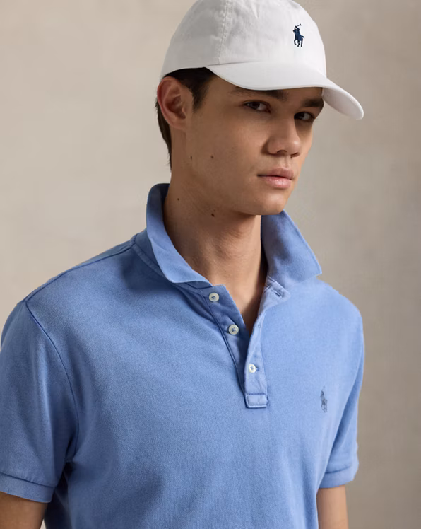 Custom Slim Fit Spa Terry Polo Shirt