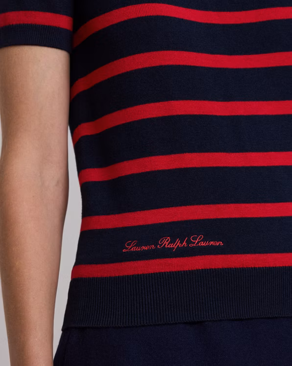 Striped Short-Sleeve Jumper