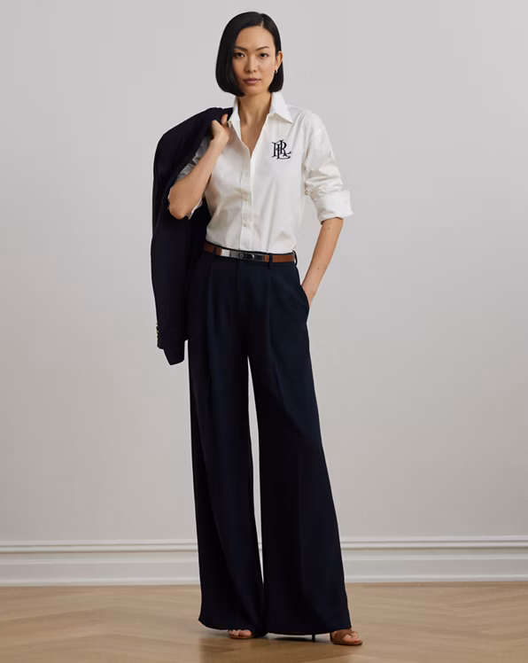 Relaxed Fit Stretch Cotton Shirt