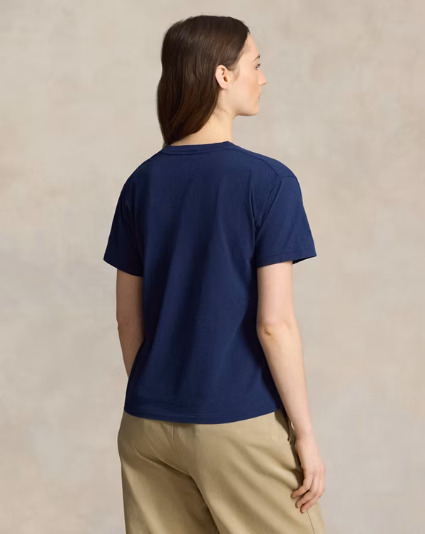 Cotton Jersey Crewneck T-Shirt