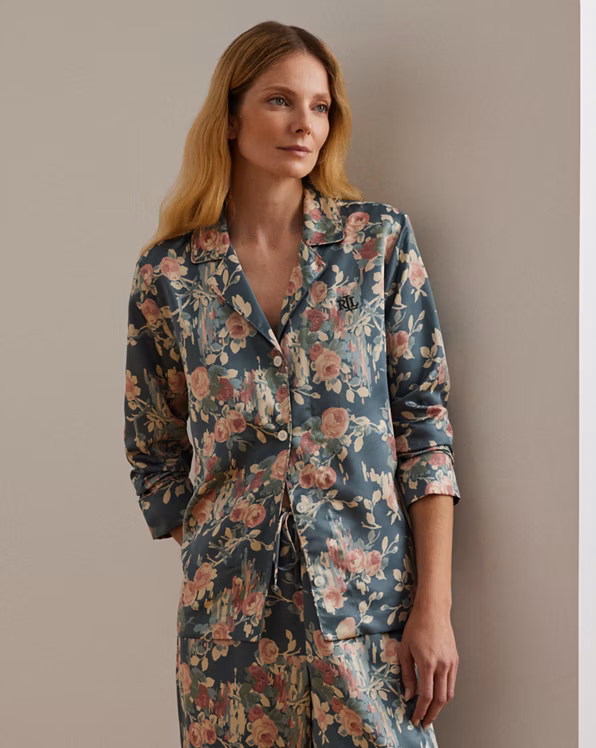 Floral Satin Sleep Set