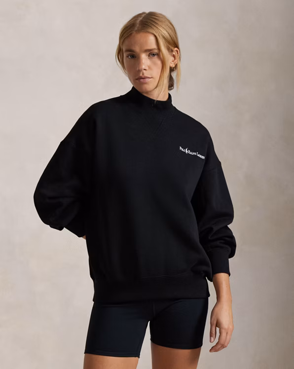 Logo Fleece Mockneck