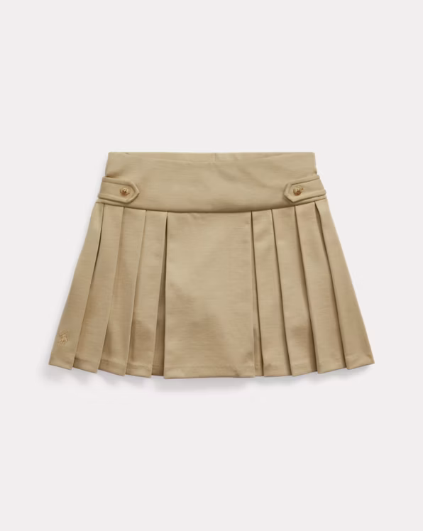 Pleated Ponte Skort