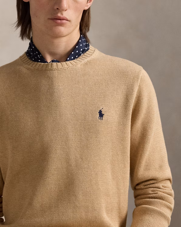 Cotton Crewneck Jumper