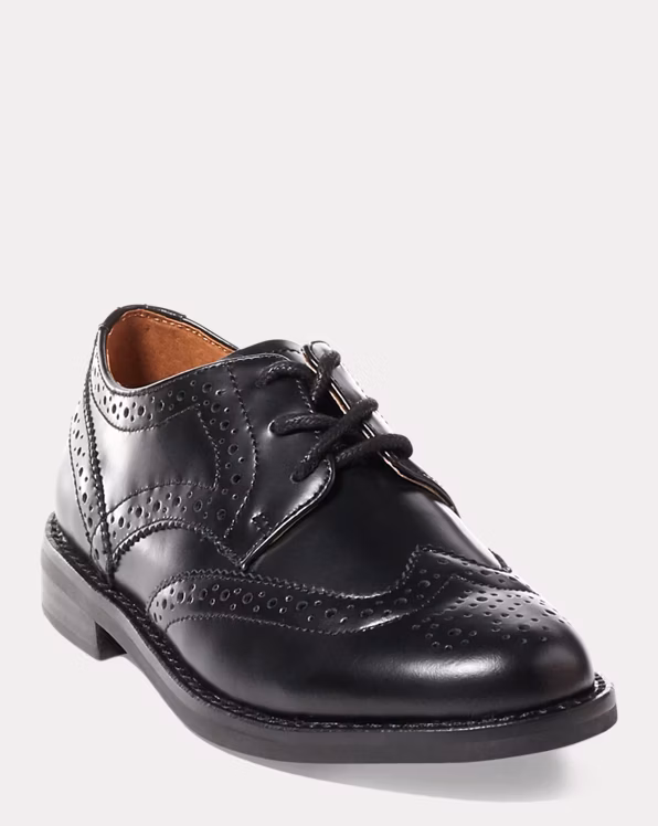 Leather Wingtip Oxford Shoe