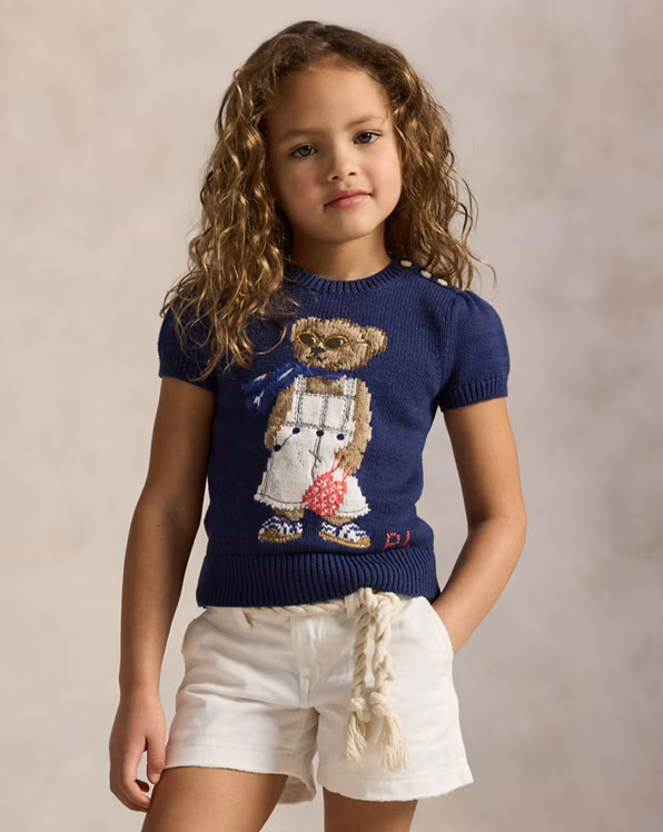 Polo Bear Short-Sleeve Jumper