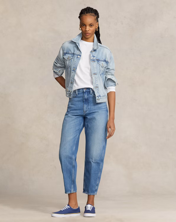 Long-Sleeve Jersey Crewneck T-Shirt