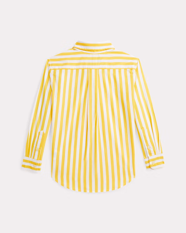 Plaid Cotton Poplin Shirt