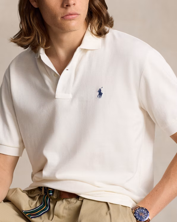 Original Fit Mesh Polo Shirt
