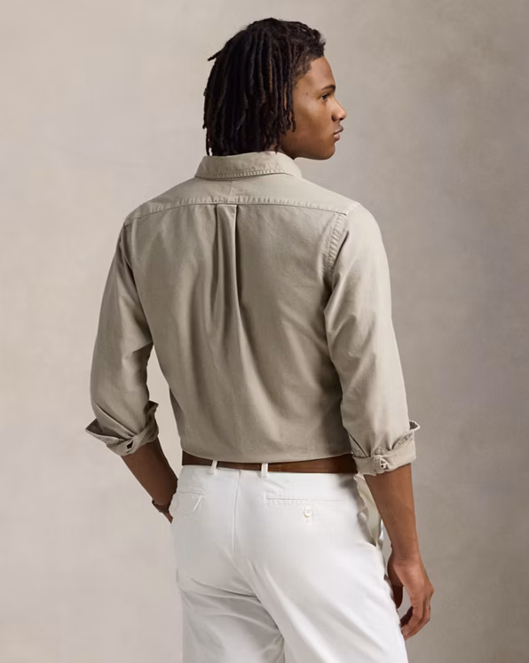 Custom Fit Mineral-Dyed Oxford Shirt