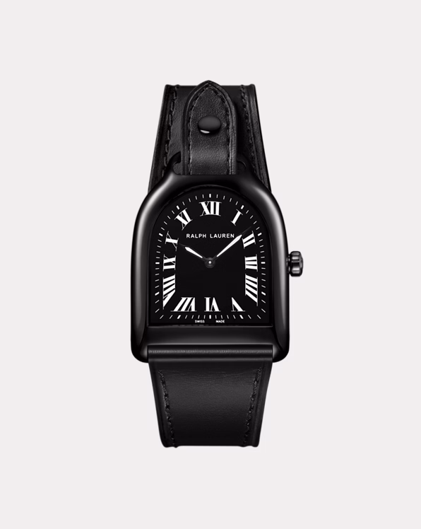 Small Steel Black Finish Watch