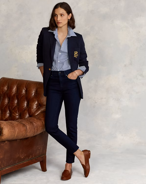 Double-Knit Jacquard Blazer