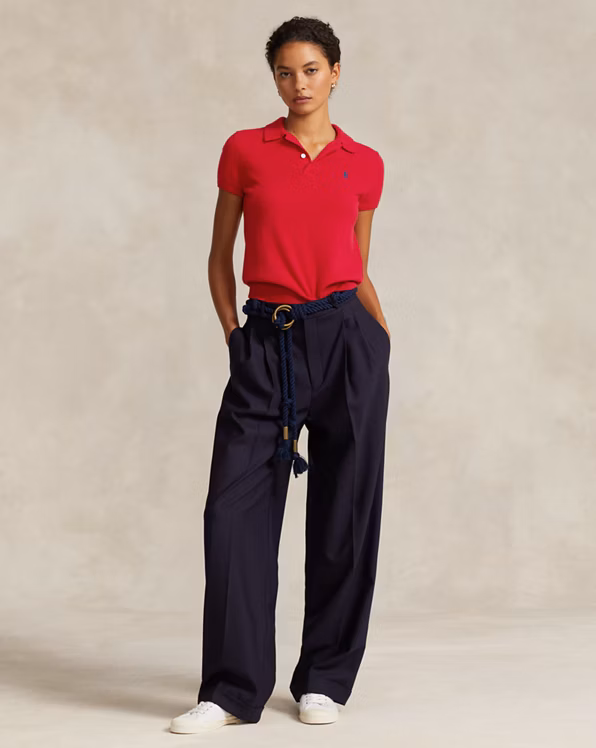 Slim Fit Cashmere Polo Shirt