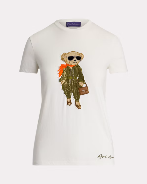 Aviator Polo Bear Cotton Tee