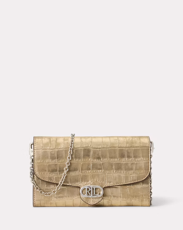 Metallic Embossed Medium Adair Crossbody