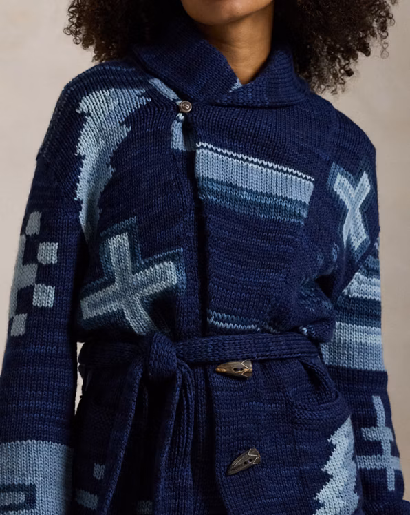 PRL x Naiomi Glasses Wrap Cardigan