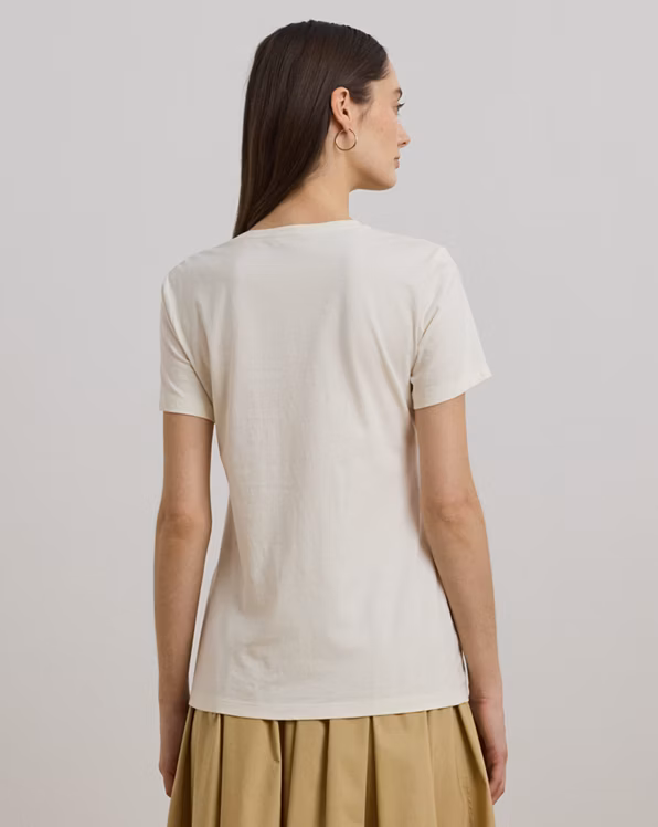 French Knot-Logo Cotton Jersey Tee