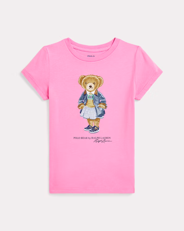 Polo Bear Cotton Jersey T-Shirt