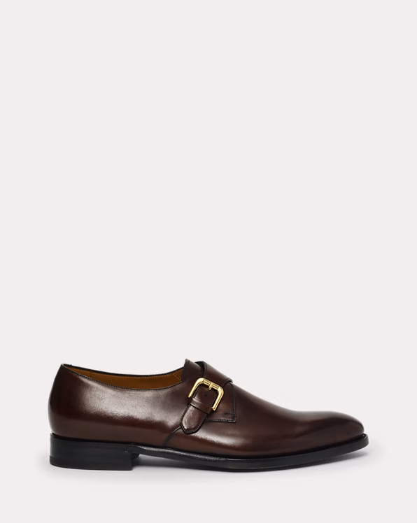 Darnell Calf Monk-Strap Shoe