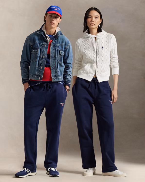 Polo Sport Fleece Wide-Leg Sweatpants