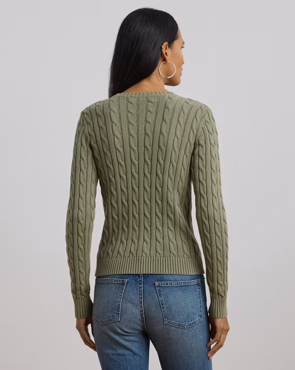 Cable-Knit Cotton Cardigan