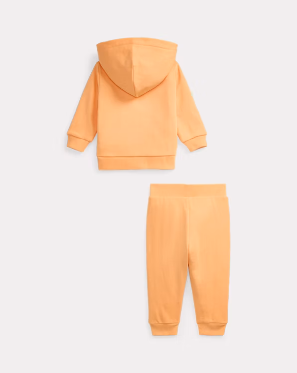 French Terry Full-Zip Hoodie&Trouser Set