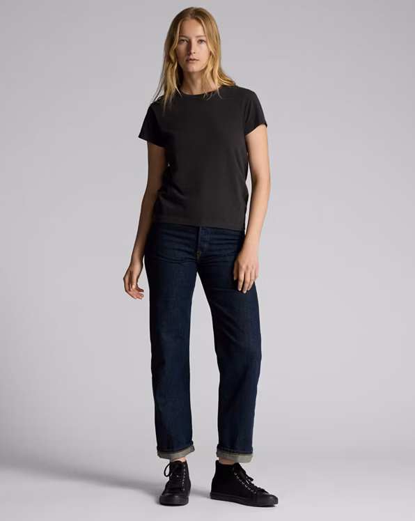 Cotton Jersey Crewneck T-Shirt